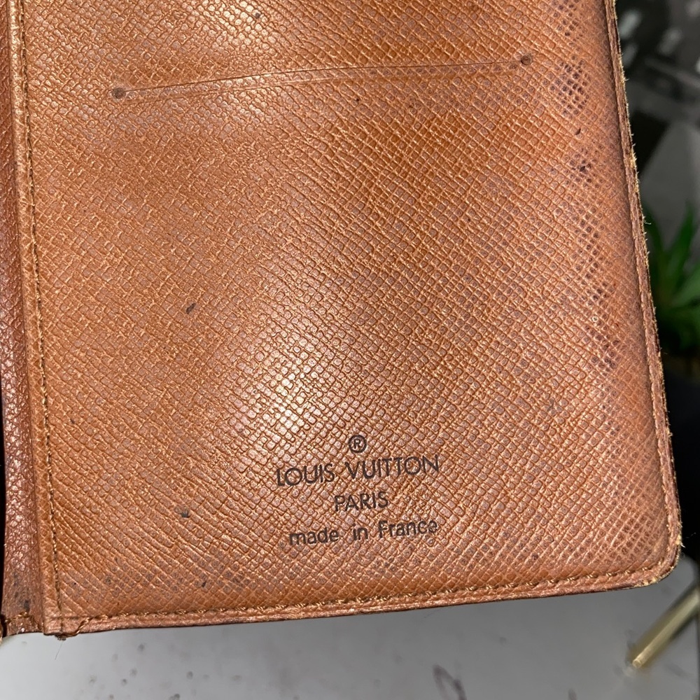 Authentic Louis Vuitton Monogram checkbook Long Wallet - Picture 6 of 14